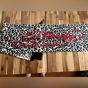 RARE Vintage Ed Hardy by Christian Audigier Scarf